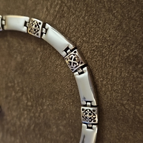 BRIGHTON Silver Plated Tribeca Castlecore Collar Chain Necklace - Picture 6 of 9